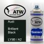 Preview: Audi, Brilliant Black, LY9B / A2: 400ml Sprühdose, von ATW Autoteile West.